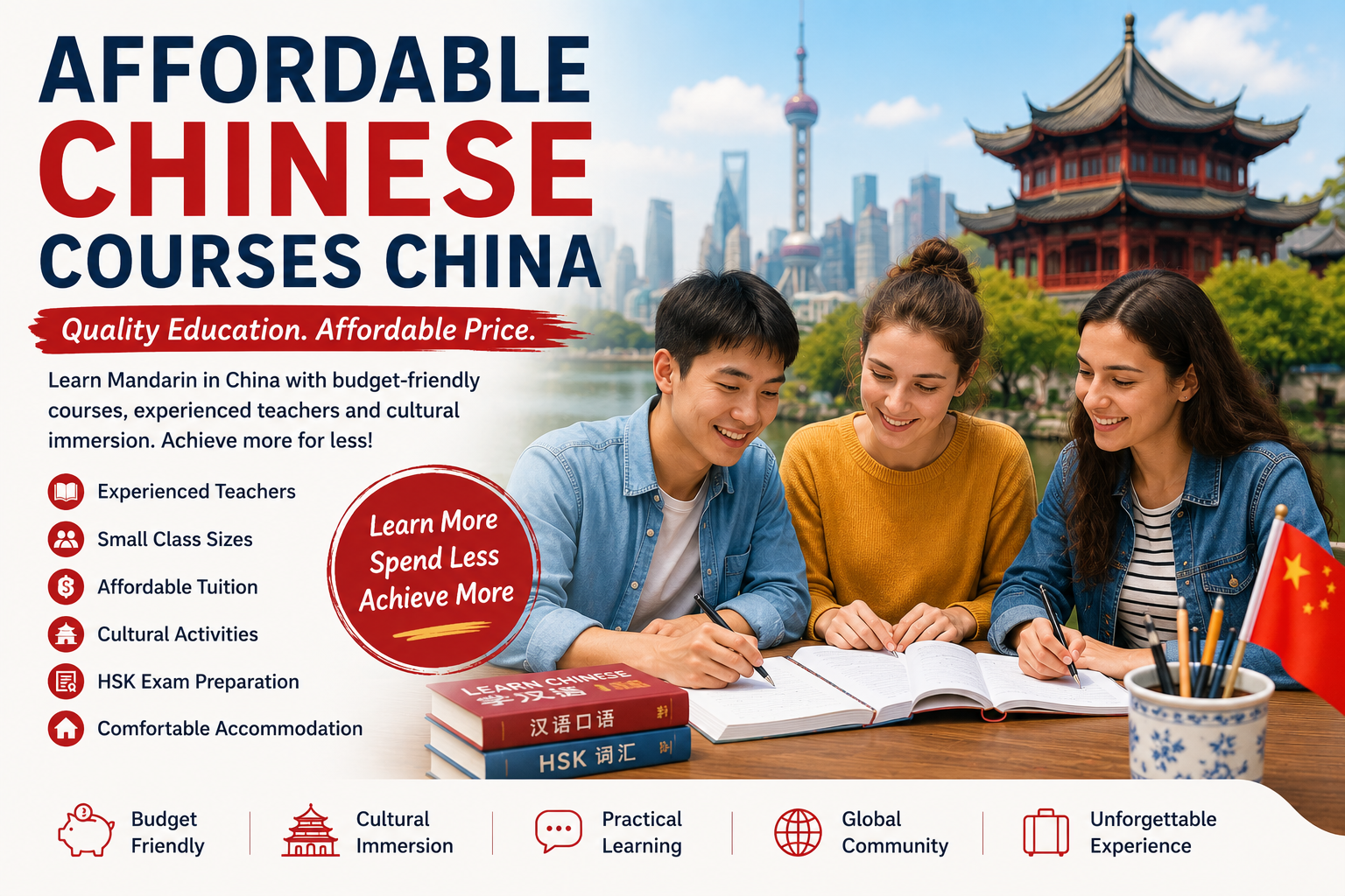 Affordable Chinese courses China